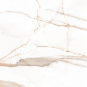Керамогранит Ceradim Calacatta Goddes Gold Полированный белый 60х60 см