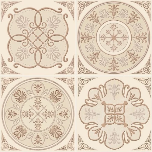 Декор Absolut Keramika Monocolor Milano Set Chalet 4pzs ABC0000142 10x10 см