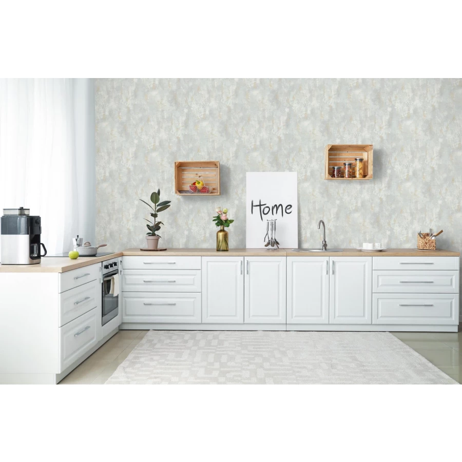 Обои винил на флизелине Grandeco Time Желтый Голубой Серый TM 1209 10,05х1,06 м