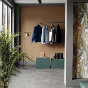 Керамогранит Staro Slim Monocolors Elite Ocre Matt матовый коричневый 120х60 см