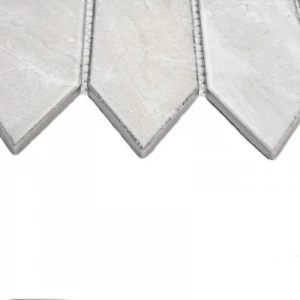 Мозаика Bonaparte Керамогранитная мозаика Level light 195х48 матовая серая 31,3х25,5 см