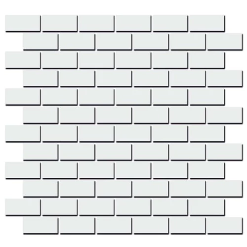 Декор Kerama Marazzi Турнон мозаичный матовый белый 191/001T 32x30 см