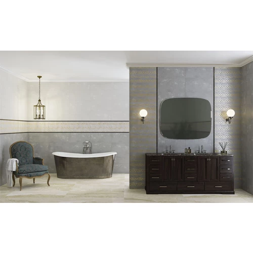 Керамическая плитка Kerlife Luce Perla 49 серая 63х31.5 см