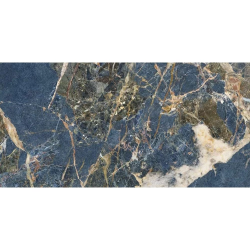 Керамогранит Ape Ceramica Icaro Blue Marble Pol Rect A039575 120х60 см