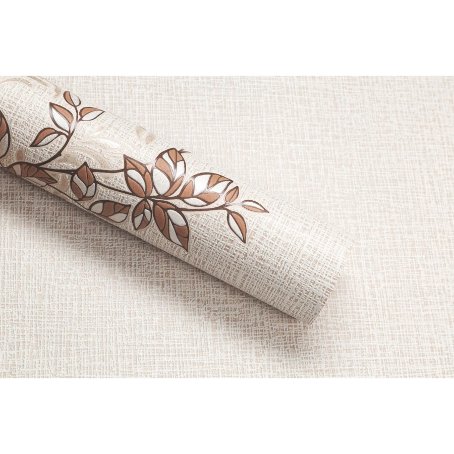 Обои бумажные Palitra Home HomeColor Bosso коричневые HC11042-28 0.53х10.05 м