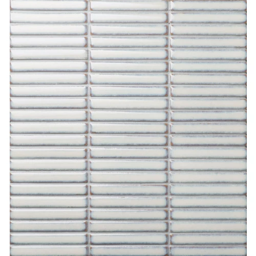 Мозаика Bonaparte Керамогранитная мозаика Finger sweet milk 92х12 белая 29,8х28,4 см