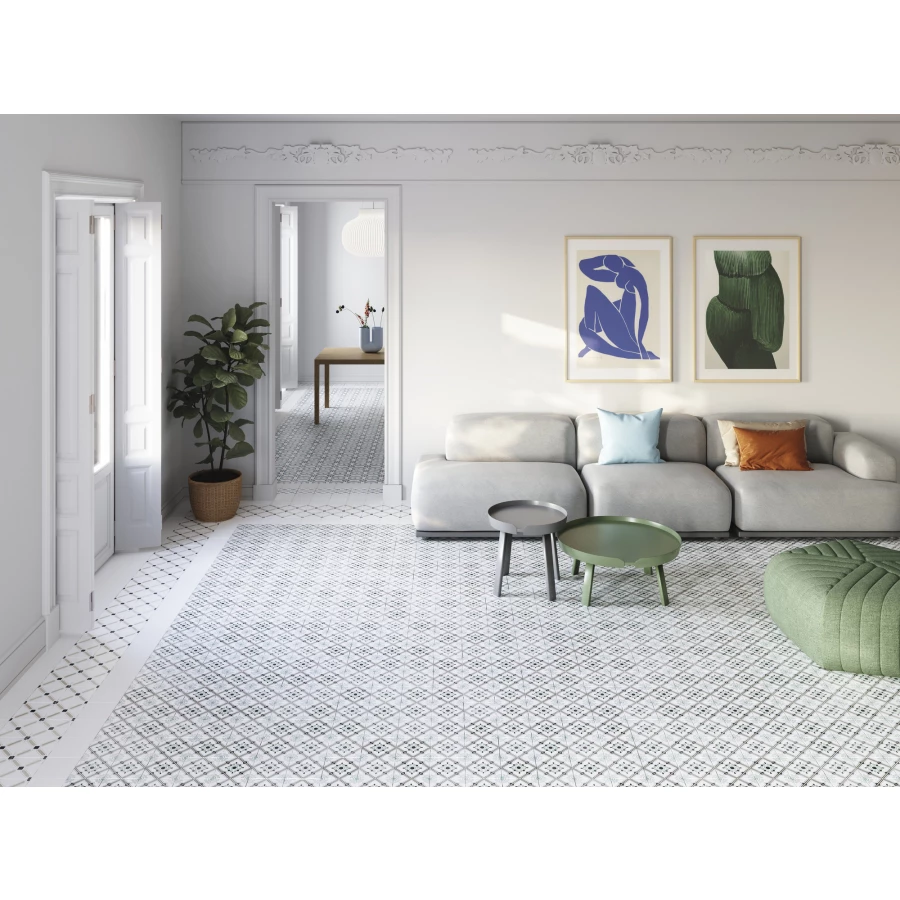 Керамогранит Harmony Peronda Tanger Sand Bloom многоцветный 3356231082 12,3х12,3 см