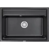 Кухонная мойка Granula Kitchen Space 7301, ЧЁРНЫЙ 73х51 см
