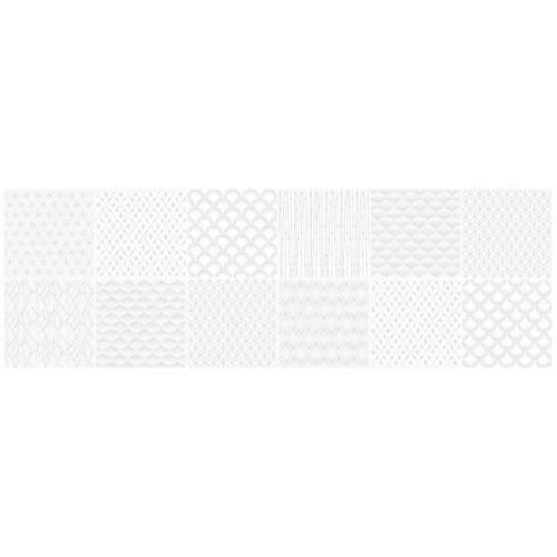 Настенная плитка Керамин Скаген 7Д белый 90х30 см
