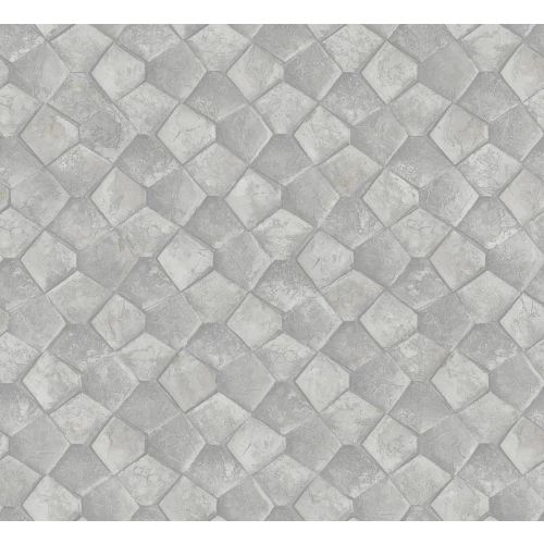 Обои флизелиновые Marburg Eclectic серые 34907 0,7х10,05 м