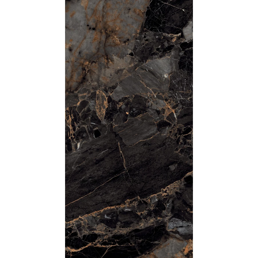 Керамогранит Global Tile Decorum GT Черный суперполировка GT1206011705HPR 120х60 см