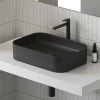 Умывальник Ravak Ceramic 550 r slim черный матовый XJX0D155001