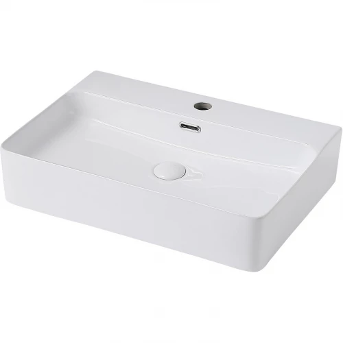 Раковина накладная Abber Rechteck белая AC2201