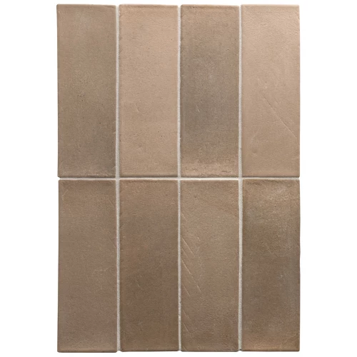 Керамогранит Equipe Miyako Amber Brown натуральный матовый коричневый 32392 15x5 см