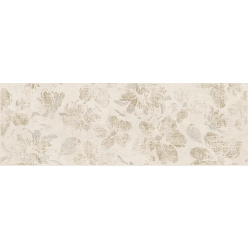 Вставка Meissen Keramik Organic цветы бежевый 25х75 см