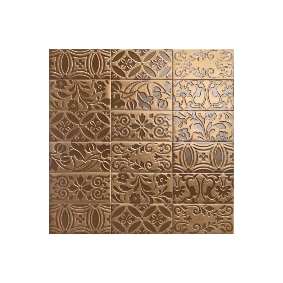 Плитка настенная Mainzu Velvet Deco Gold 20х10 см