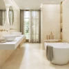 Плитка настенная Porcelanosa Мармол Срема Боне / Marmol Crema Bone матовая кремовая 100381353 120х45 см