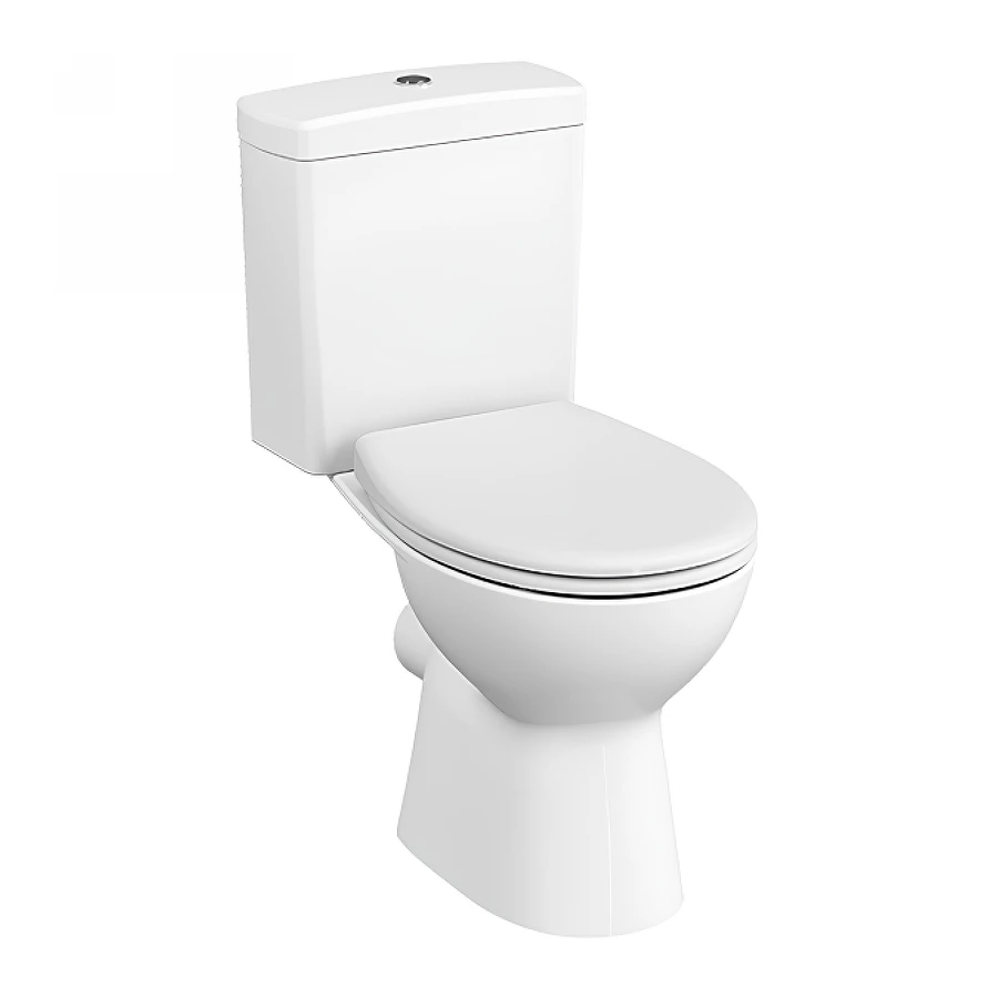 Напольный безободковый унитаз Vitra S10 SmoothFlush c термопластовым сиденьем микролифт 9864B003-7201