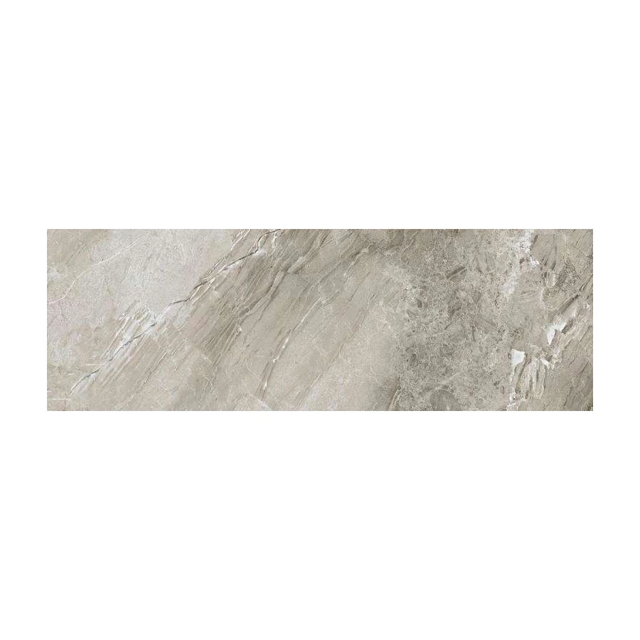 Плитка настенная Eurotile Ceramica Eclipse gray глянцевая серая 626 ECP3GY 89,5х29,5 см