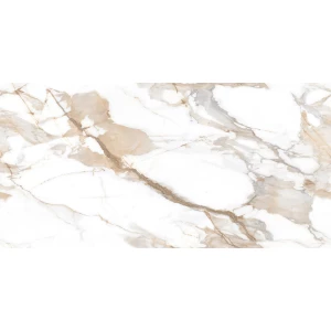 Керамогранит Ceradim Calacatta Fairy Gold бежевый Полированный 120х60 см
