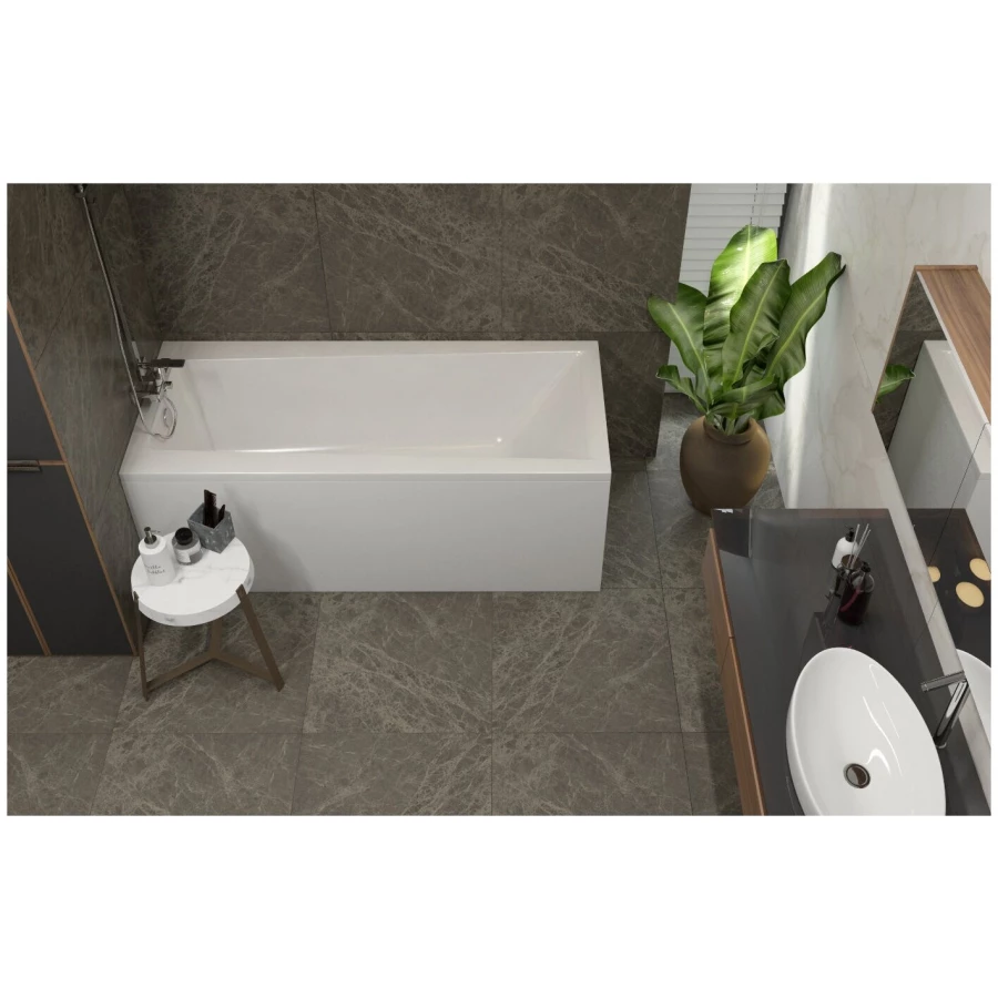 Акриловая ванна Lavinia Boho Rock S1-37070050 универсальная (комплект 2 в 1) 150x75 см