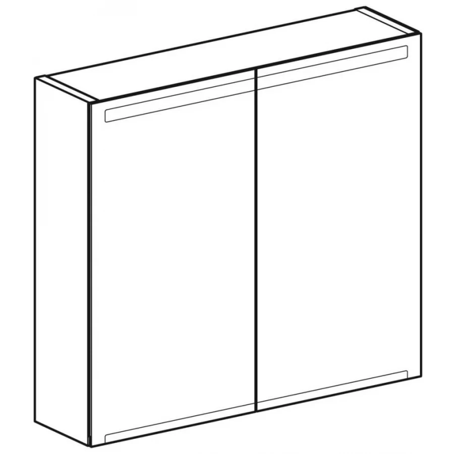 Зеркальный шкаф Geberit Option 500.205.00.1 75x70 см