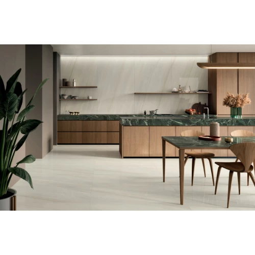 Керамогранит Caesar Анима Вондер Сноу Лискио / Anima Wonder Snow Liscio матовый белый AIAO 120х60 см