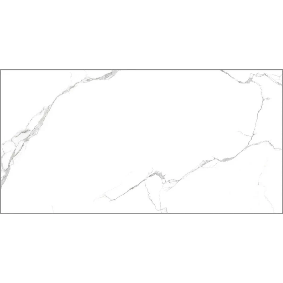 Керамогранит Staro Luna Rossa Ariston Classic Satin матовый белый 1237985 120х60 см