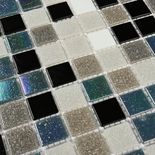Мозаика Bonaparte Стеклянная мозаика Boston 20х20 полуглянцевая многоцветная 32,7х32,7 см