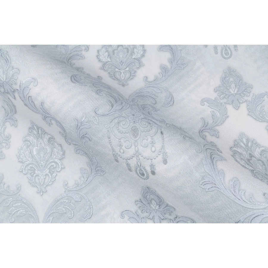 Обои флизелиновые Palitra Home Ornament HomeColor серые HC31215-14 1,06х10,05 м