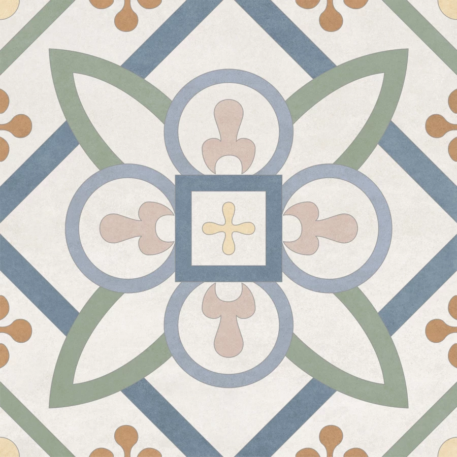 Керамогранит New Trend Design Art Mix 4 матовый многоцветный GP2020DMX55 20х20 см