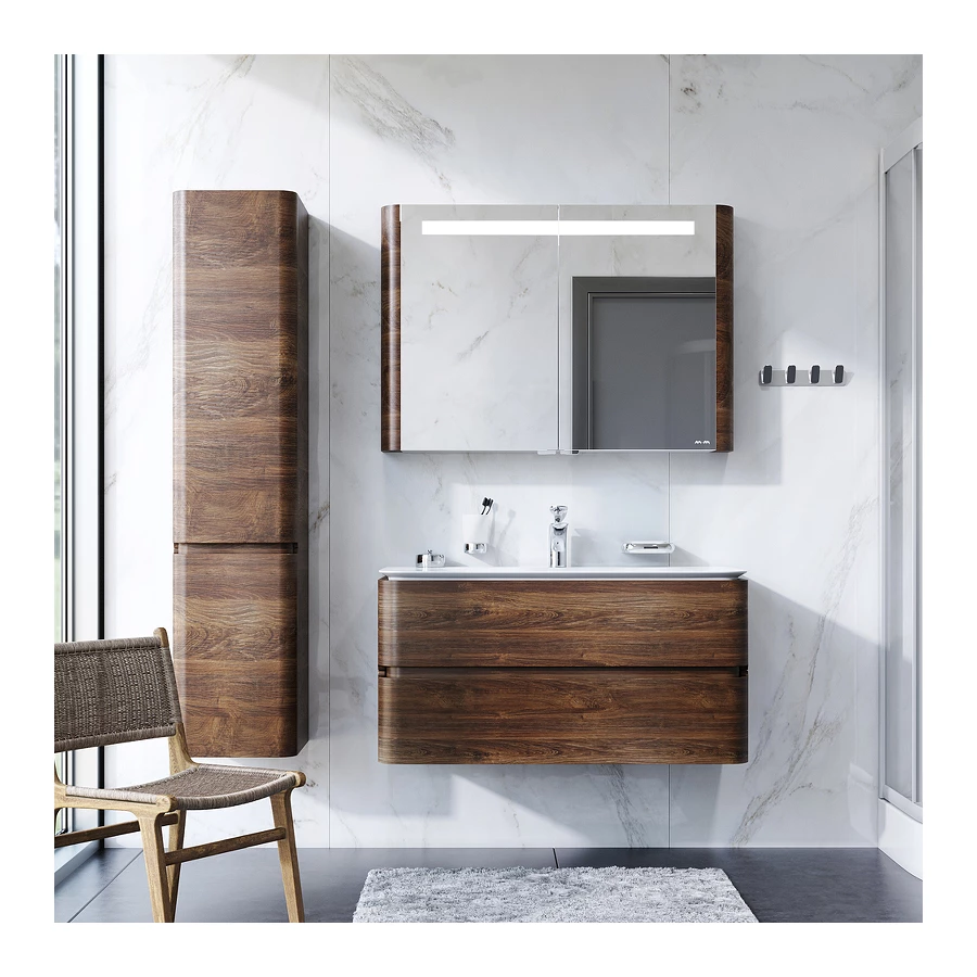 База под раковину Am Pm Sensation подвесная табачный дуб M30FHX1002TF 100 см