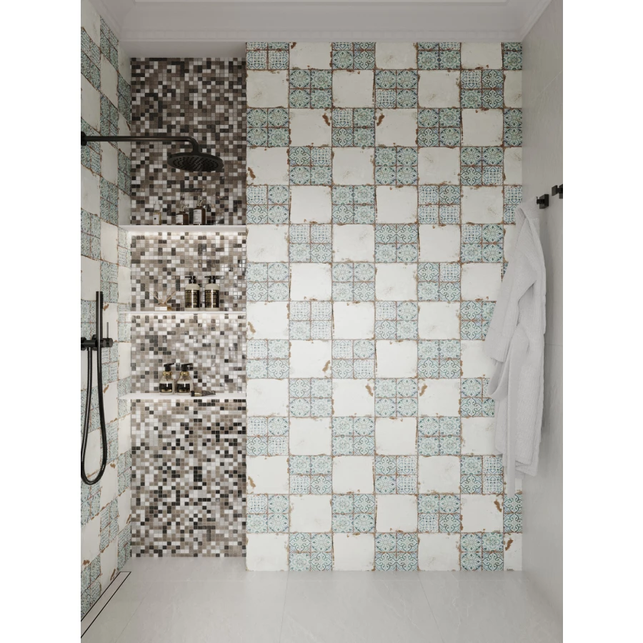 Керамогранит Bonaparte Ground Pearl Rect Matt матовый серый 120х60 см