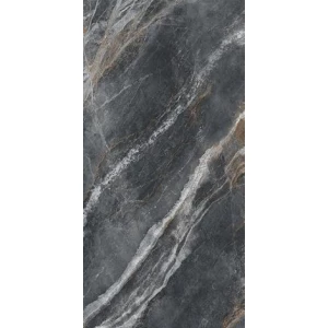 Керамогранит Primavera Arma Nero Lapato Carving черный LC208 120х60 см