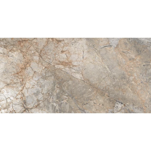 Керамогранит Laparet Spark лаппатированный шайн коричневый 120х60 см