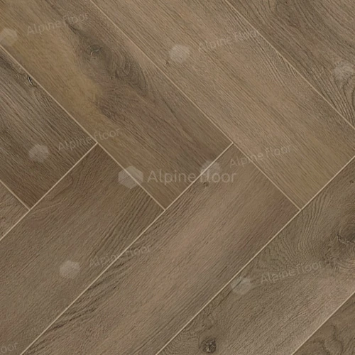 Ламинат Alpine Floor Herringbone Дуб Анжу LF102-11 33 класс 8 мм 2.2034 кв.м 60.6х10.1 см