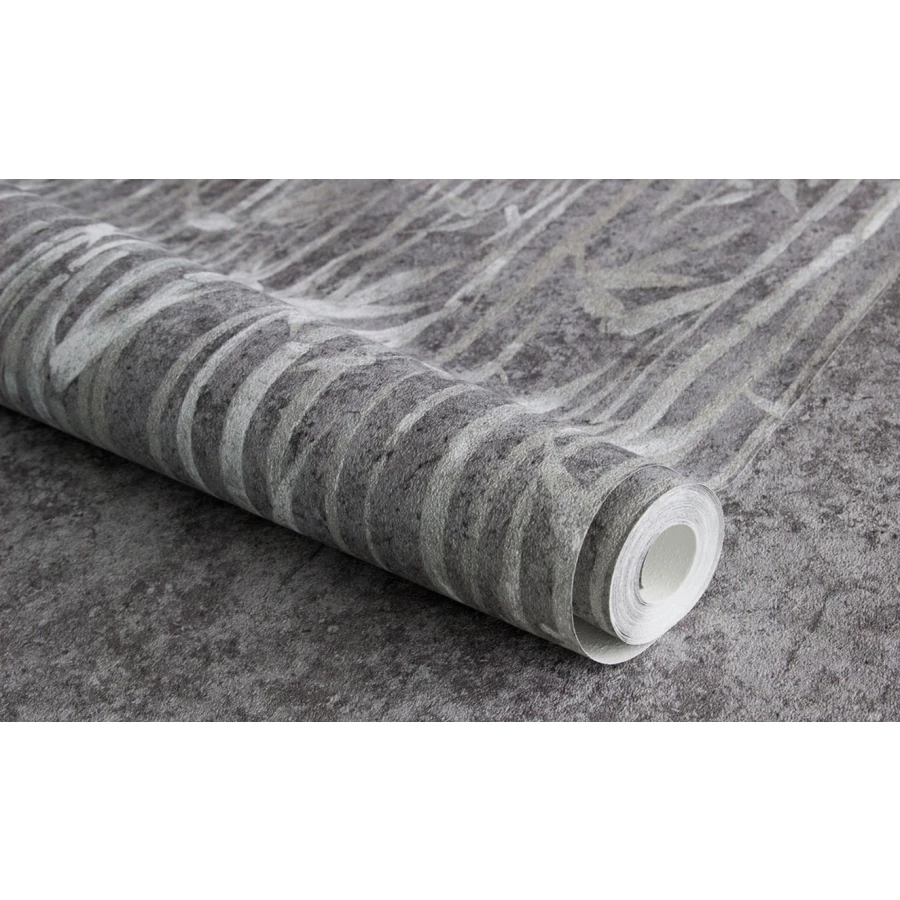 Обои флизелиновые Аспект Бамбук серые 70462-44 1,06х10,05 м