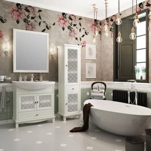 Зеркало Opadiris Омега 75 бежевый Z0000006993