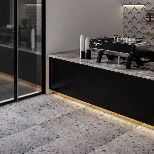 Мозаика Orro Mosaic Стоне Атлантида 94х38 и 38х8 белая 32,25х30,5 см