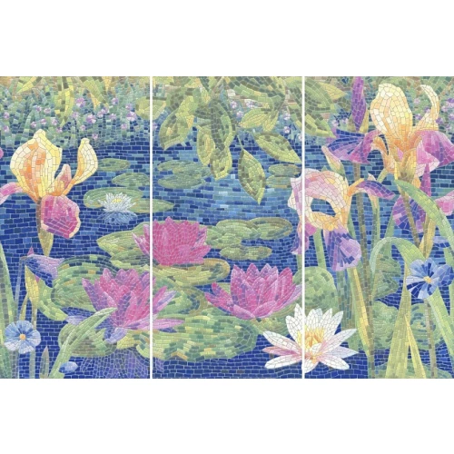 Панно Kerama Marazzi Сад Моне лаппатированный HGD\A94\3x\11000RL 90х60 см