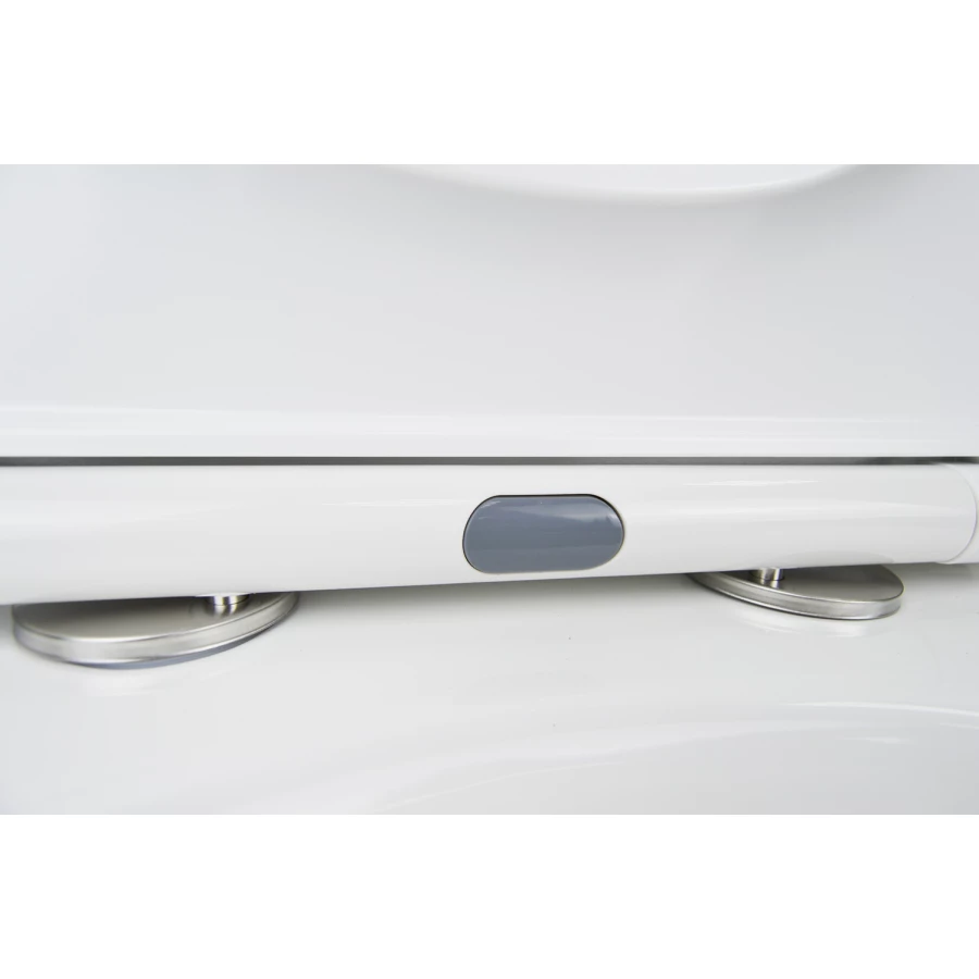 Унитаз напольный Azario Fretta Square безободковый с бачком и сиденьем микролифт AZ-5121 65х34х79 см