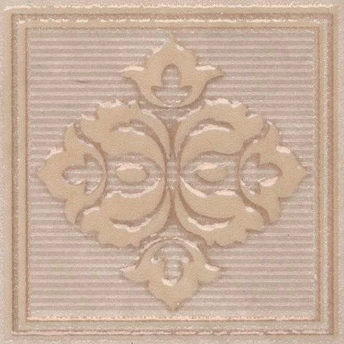 Керамогранит Kerama Marazzi Версаль Вставка матовая бежевая AD/A400/SG929620R 7x7 см