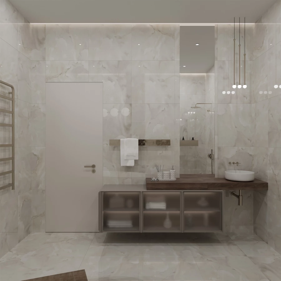 Керамогранит Arcadia Ceramica Onice Pearl Full Polished светло-серый FP1013-A 60х60 см