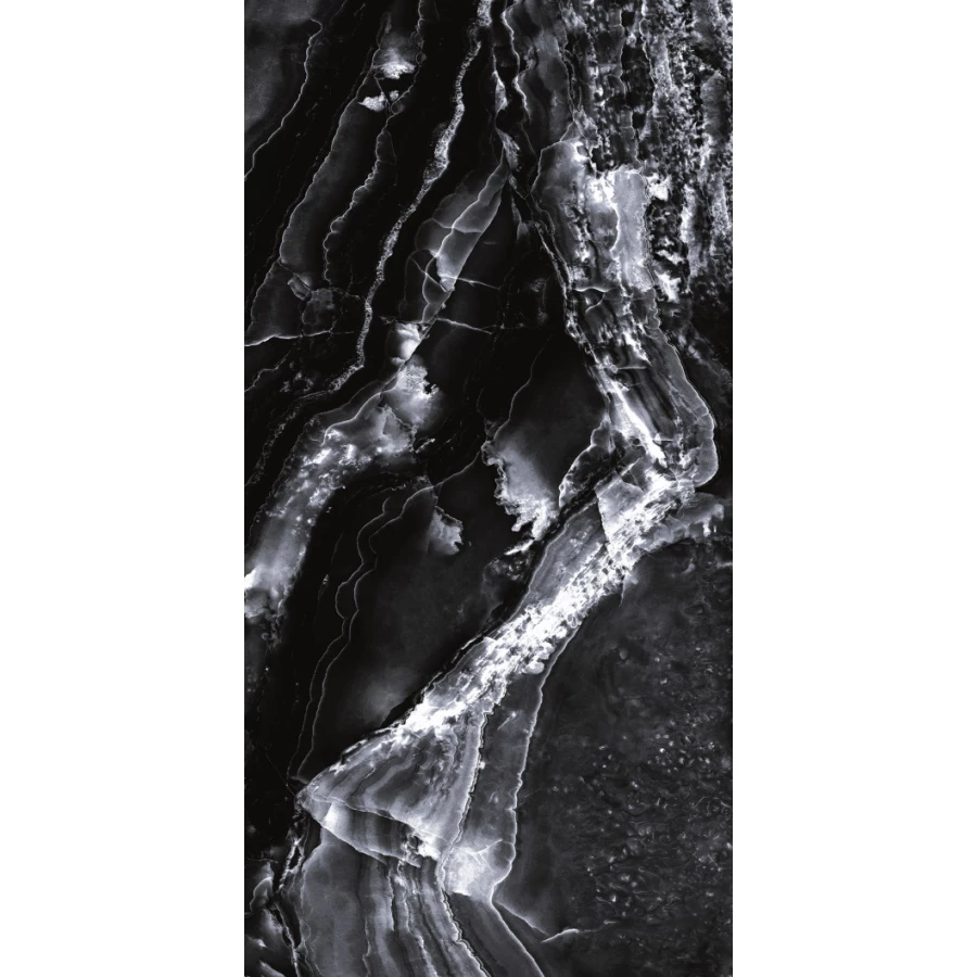 Керамогранит Primavera Black Modulo high glossy GR210 120х60 см