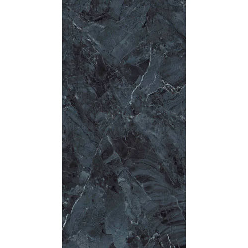 Керамогранит Belleza Covelano Teal High Glossy глянцевый черный 120х60 см