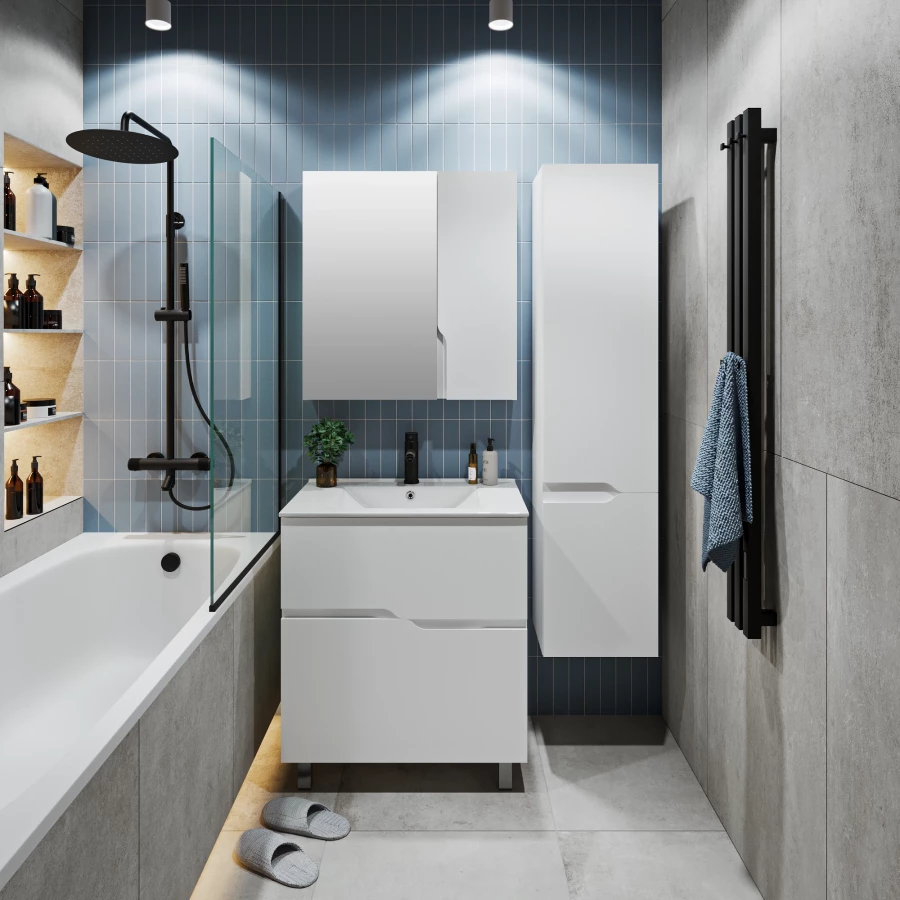 Умывальник Runo Teffy 70 белый 00-00002555