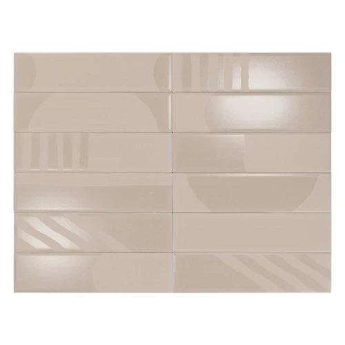 Плитка настенная Smile Tile Ривера Cашмере / Rivera Cashmere матовая коричневая 50662156 30х7,5 см