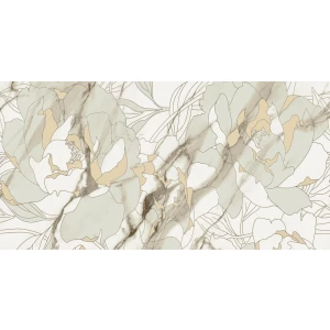 Плитка настенная Primavera Тривия Декор 1 бежевый глянец TP3668H1 60х30 см