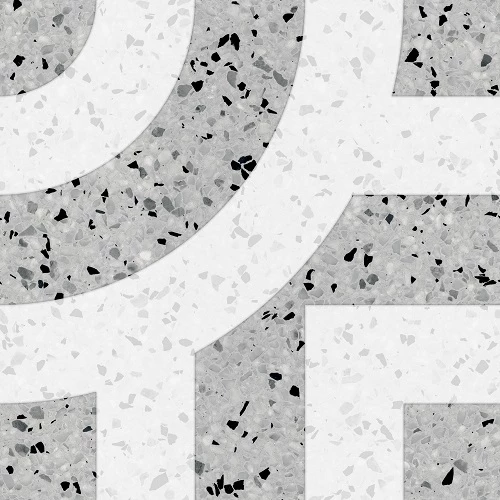 Керамогранит Gresant Artstone Infinia Collection Spin Tropic Pearl Matt матовый серый 40х40 см