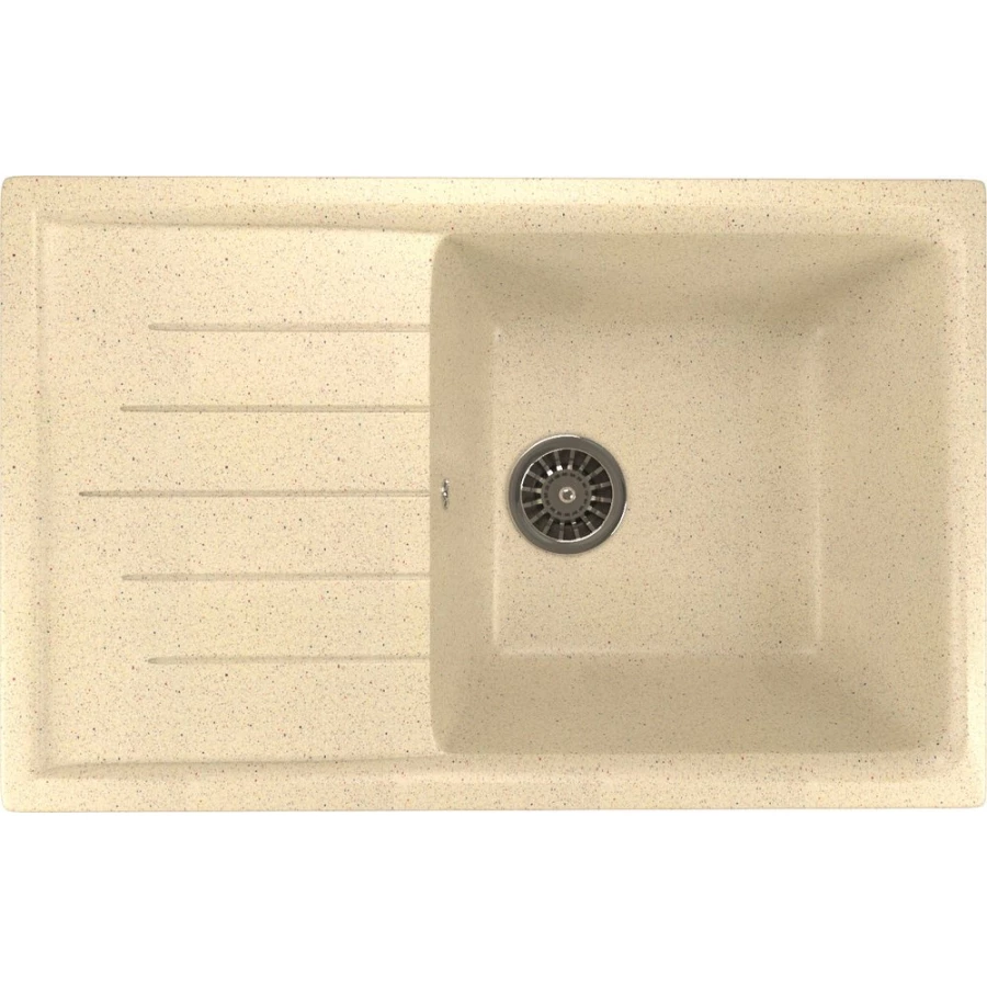 Мойка из искусственного мрамора Mixline ML-GM19 525148 49,5х75 см